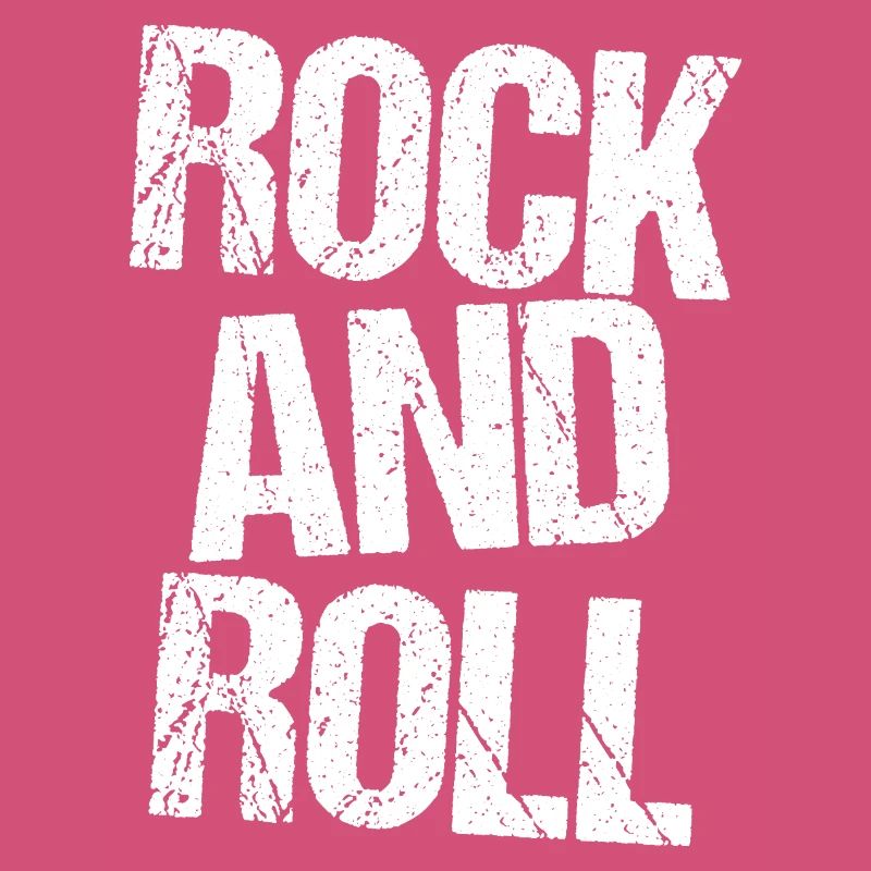 Typographie audacieuse du rock and roll