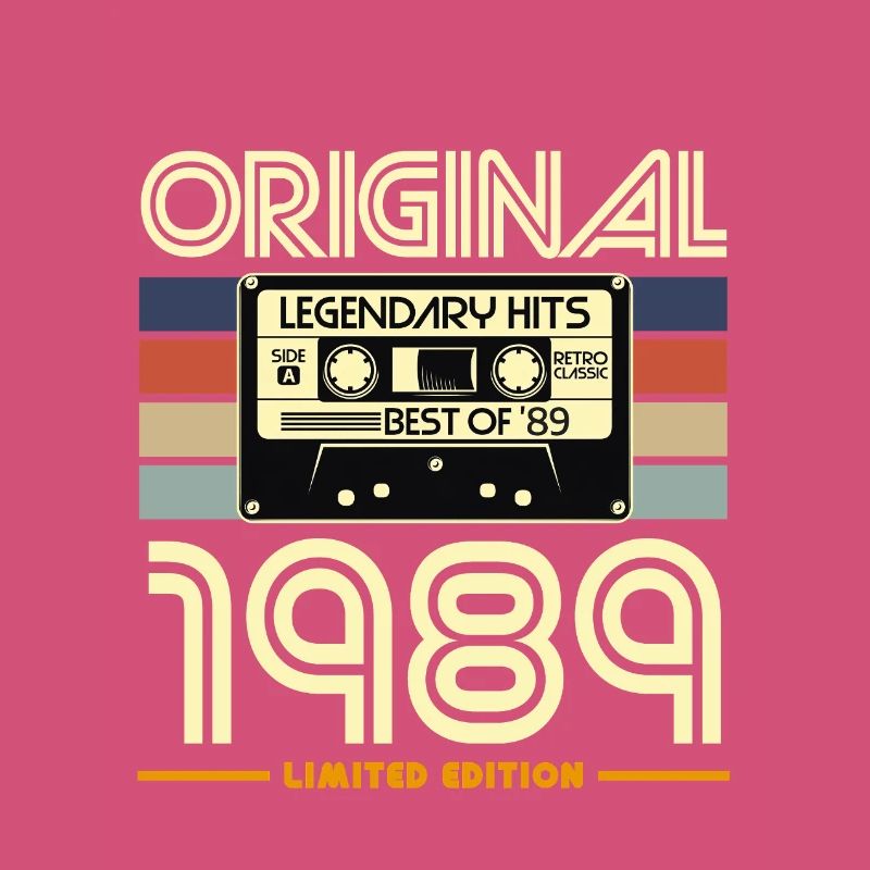 Originale Retro-Kassette von 1989