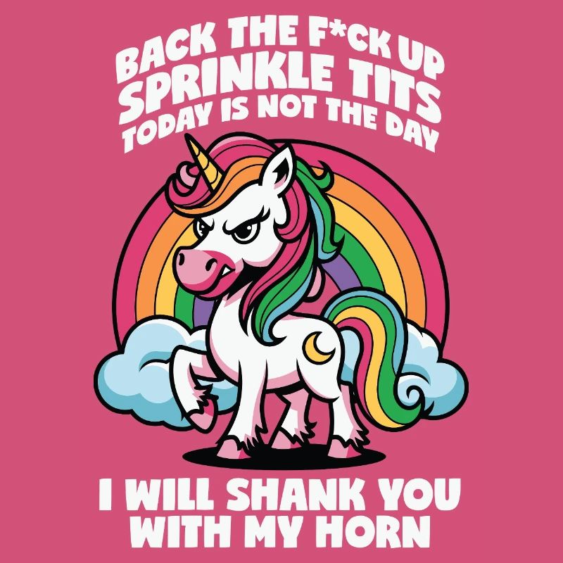 Regenbogen Einhorn Attitüde Geschenk Geschenkidee