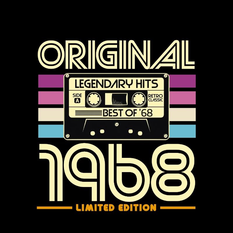 Original 1968 Hits Cassette Retro
