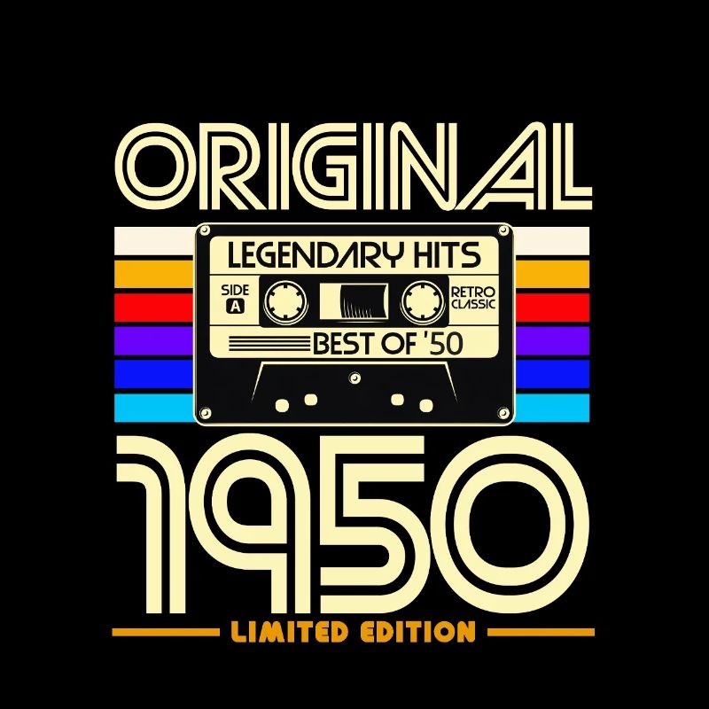 Original 1950 Cassette Retro Tee