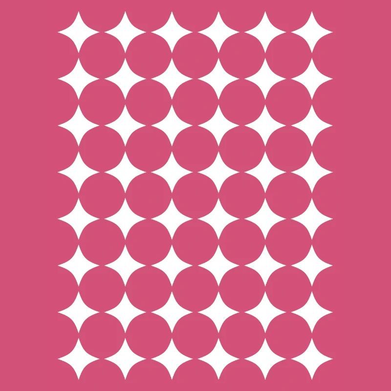 Polka Dot Grid: Bold Black Circles