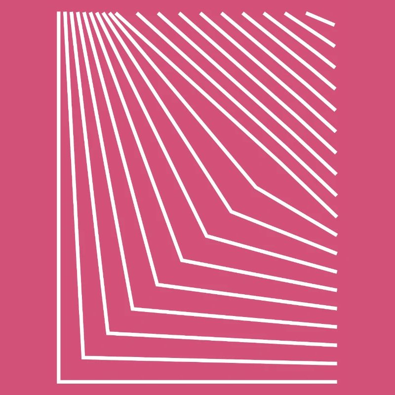 Geometric Radial Line Pattern