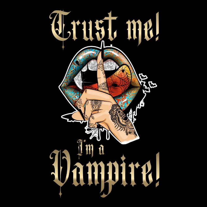 Chemise Cool Vampire : Faites-moi confiance ! Je suis un vampire !