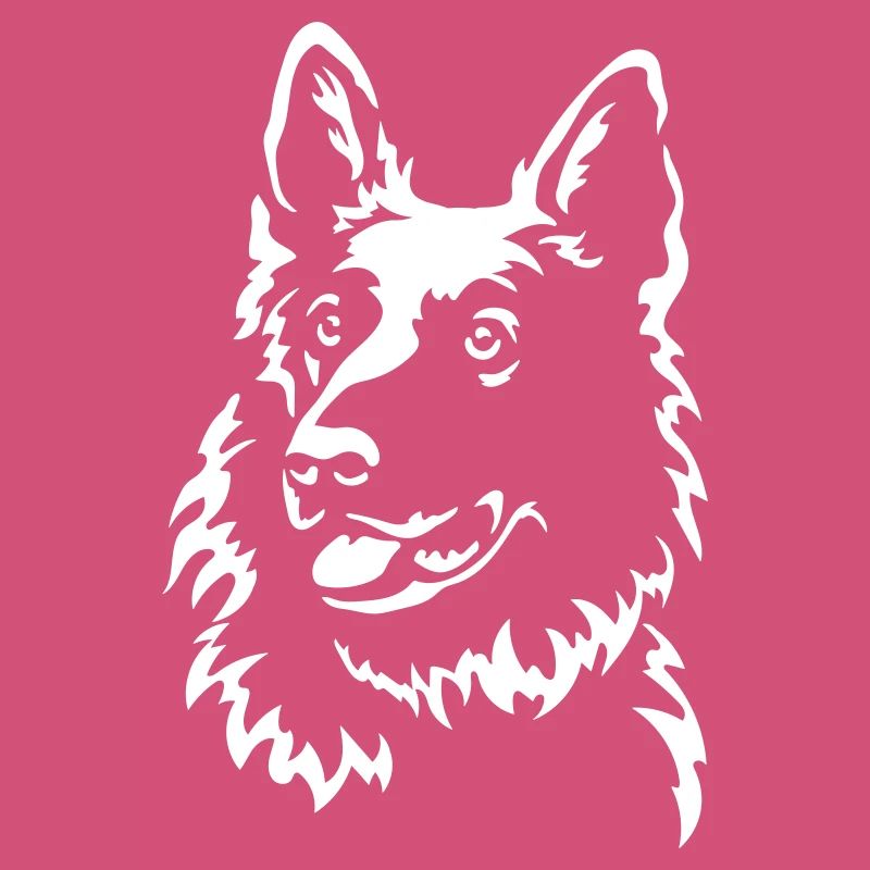 Schweizer Schäferhund Kopf "Black Edition"