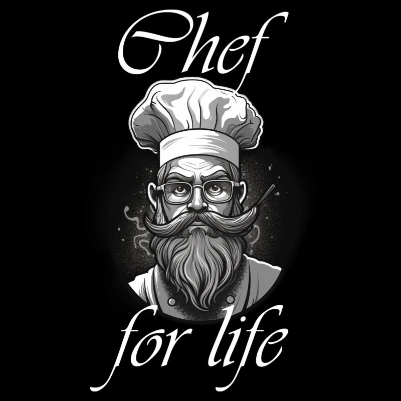 Chef pour la vie blanc
