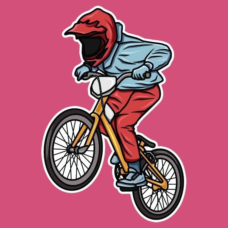Funny BMX boy