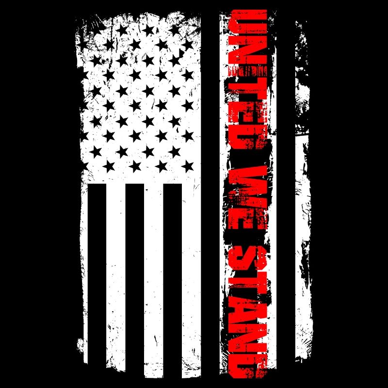 Distressed American Flag with AMERICAN