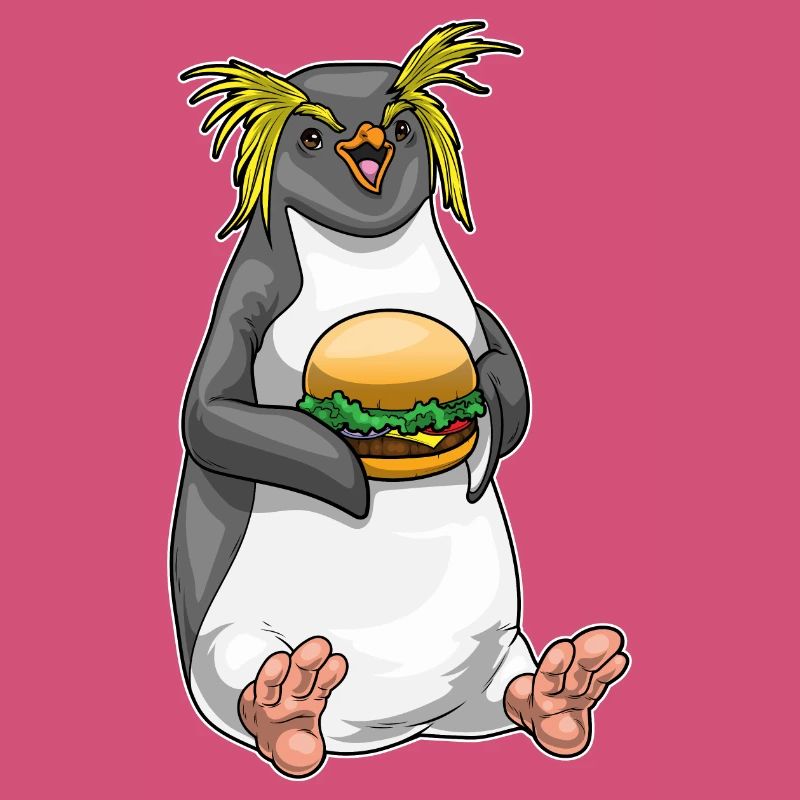 Cheeseburger pingouin