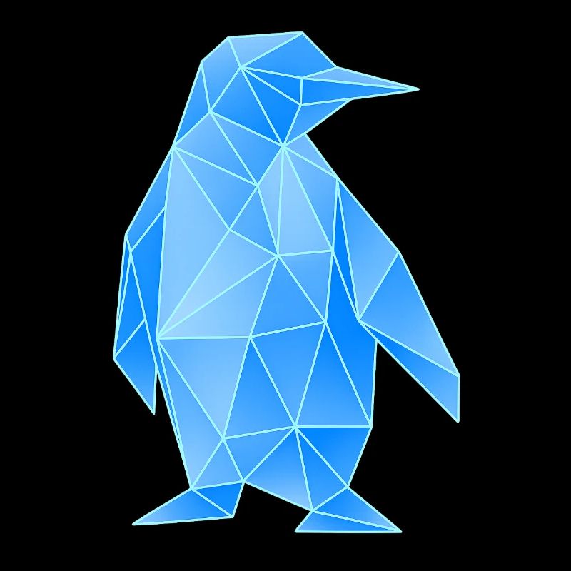 Diamant Pinguin Geometrisches Design