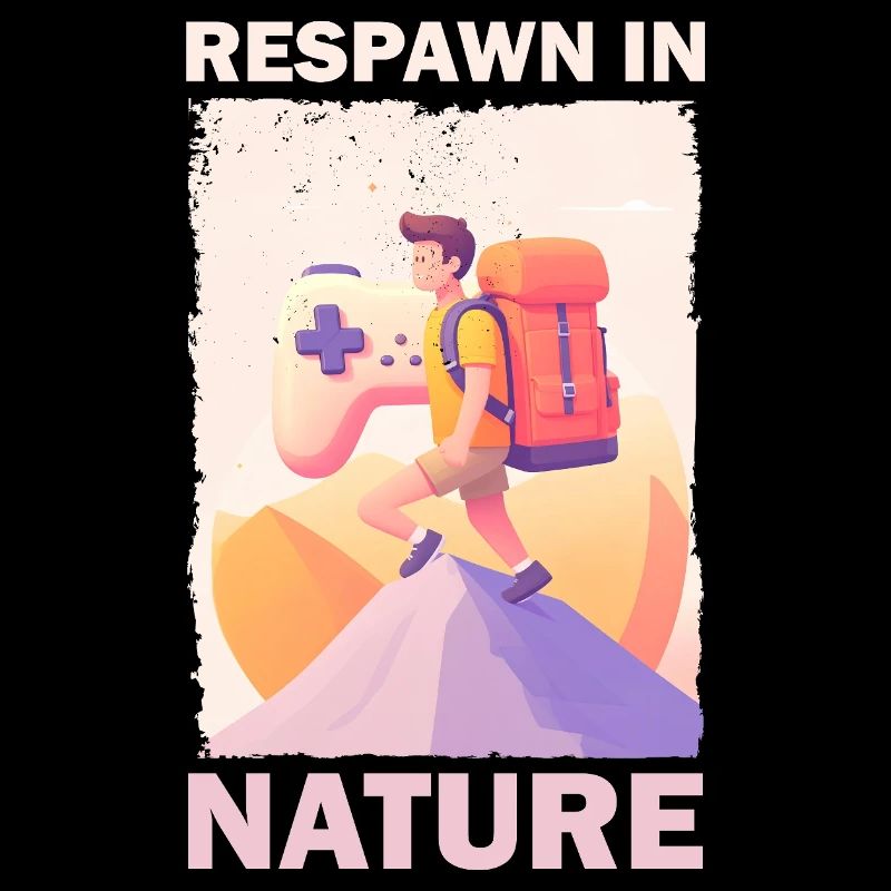 Aventurier au look pixel