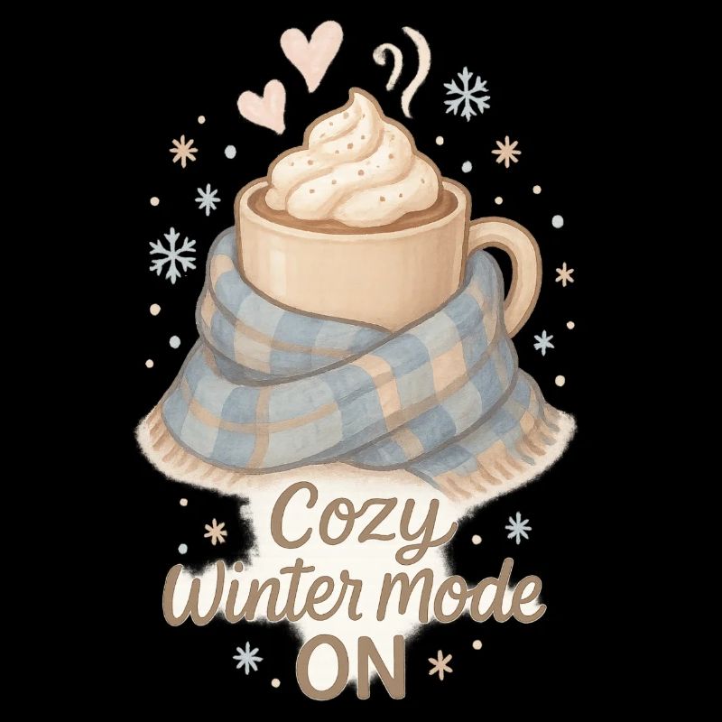 Mode d’hiver douillette – Cozy Winter Cocoa Design