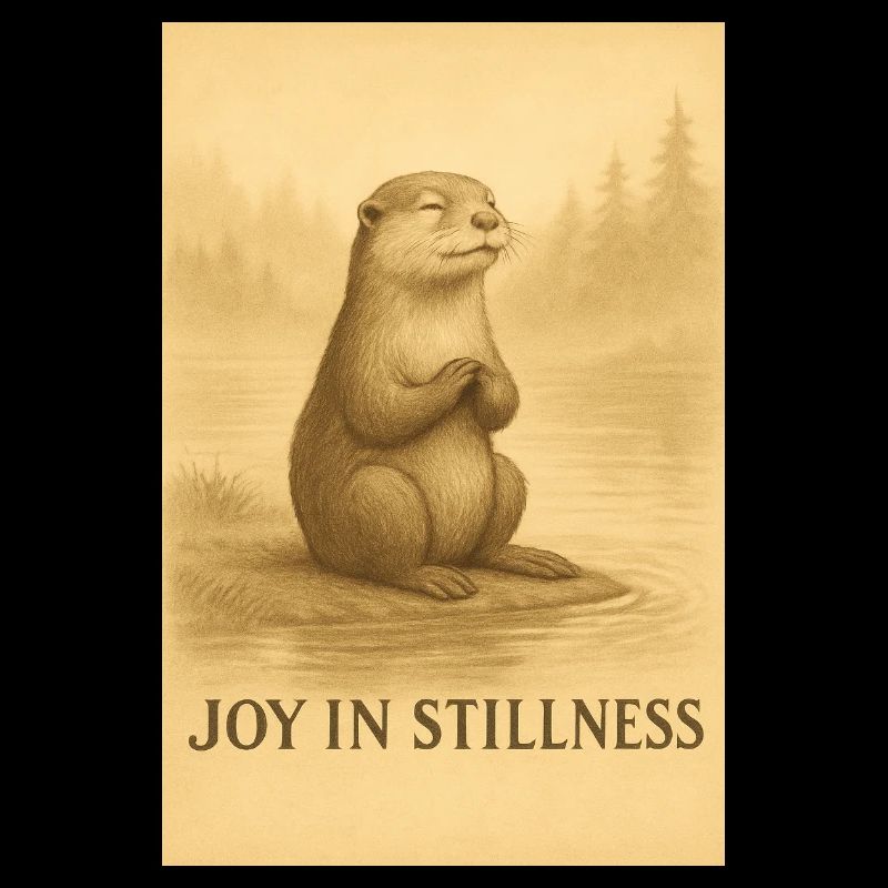 Joy in Silence Meditation Animal