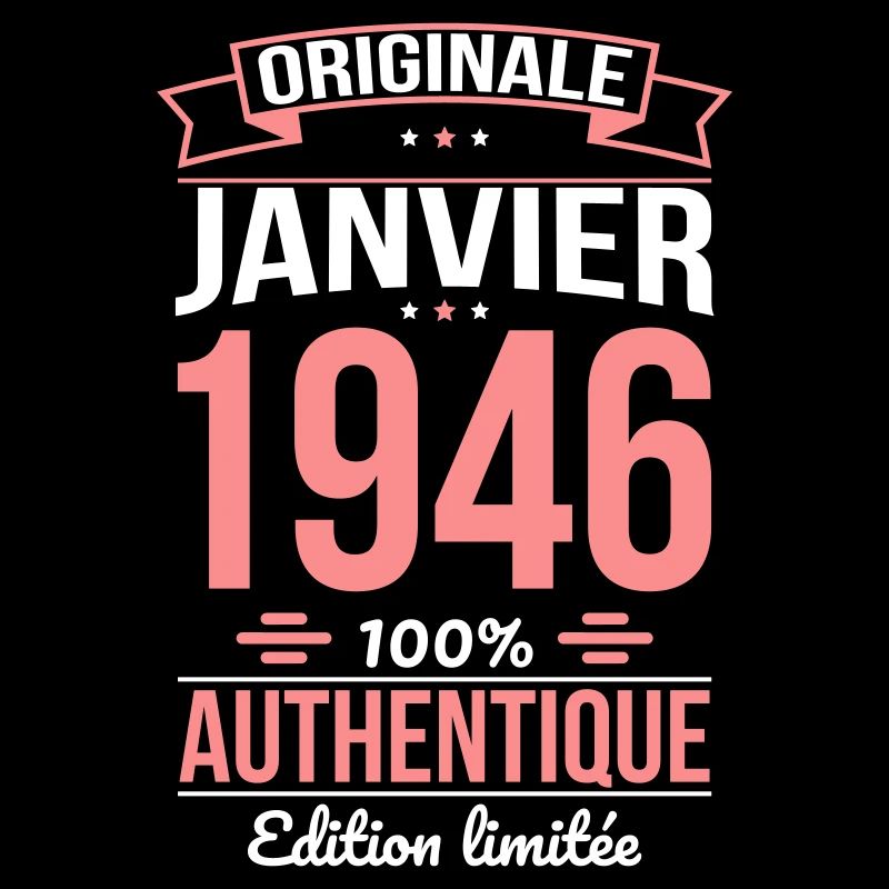 Anniversaire 80 ans - Originale - Janvier 1946