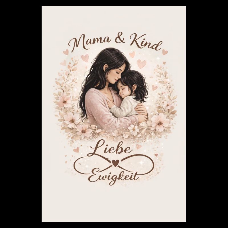 Amour éternel, mère et enfant