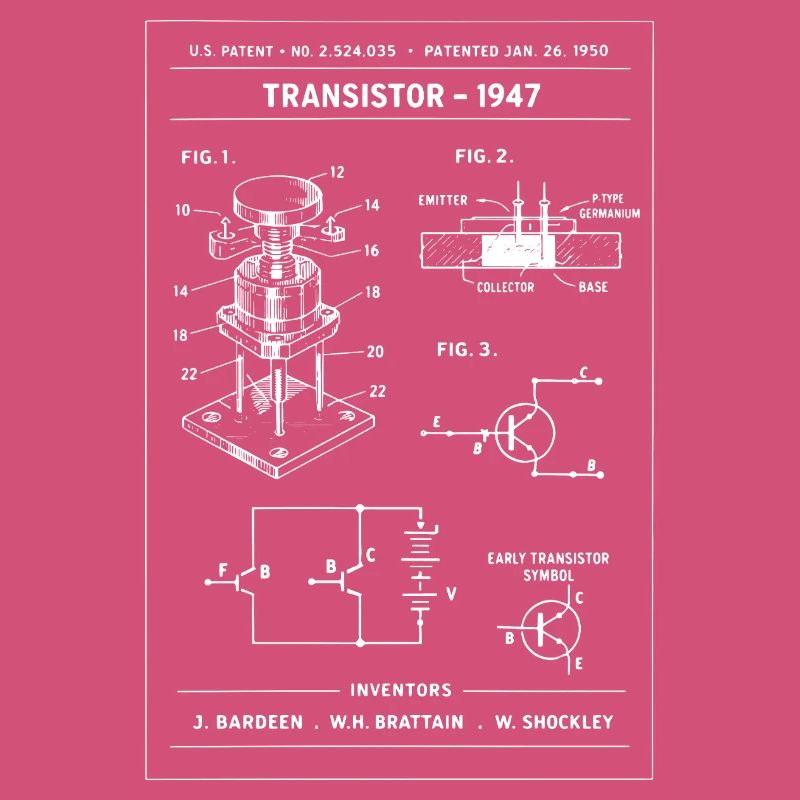 Plan de brevet pour transistors