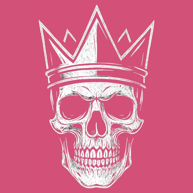 Skull with Crown – Gothic Vibes