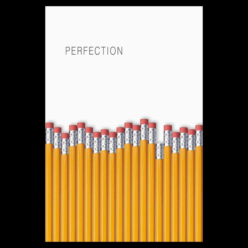Perfection Minimalist Irony Design