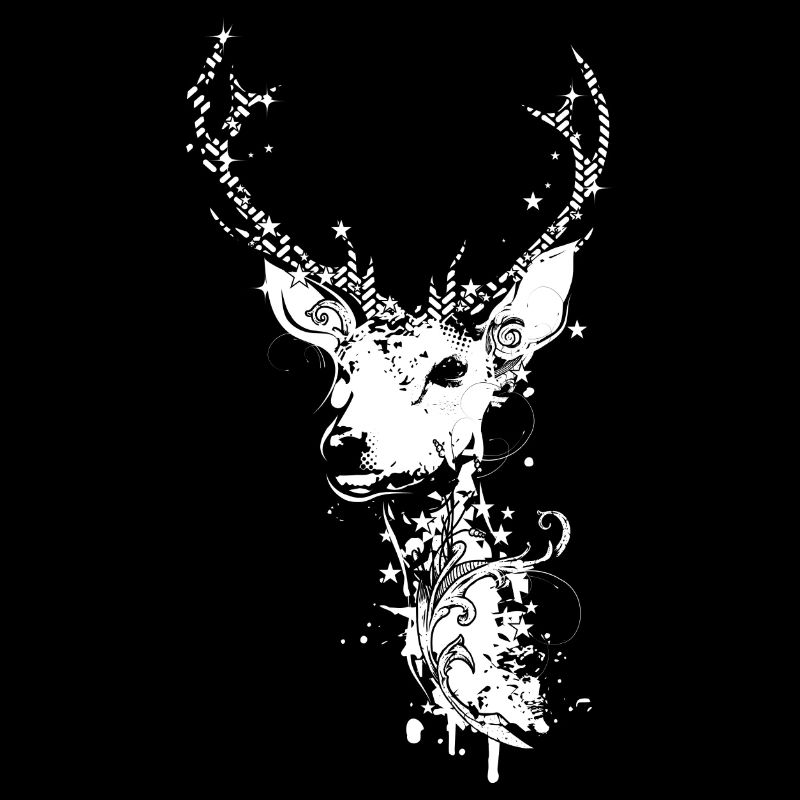 Une tête de cerf