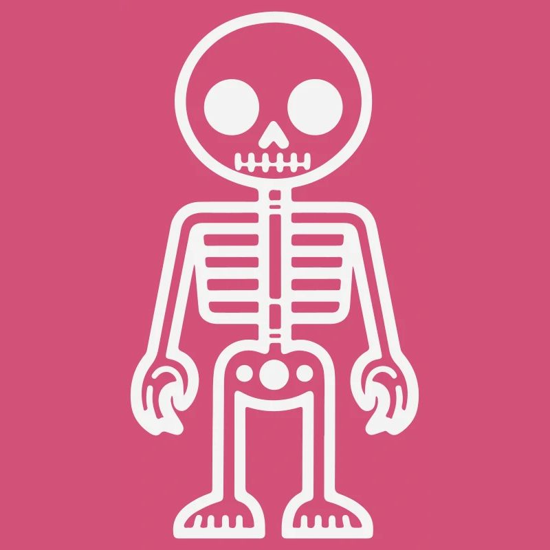 Conception squelette de style rétro