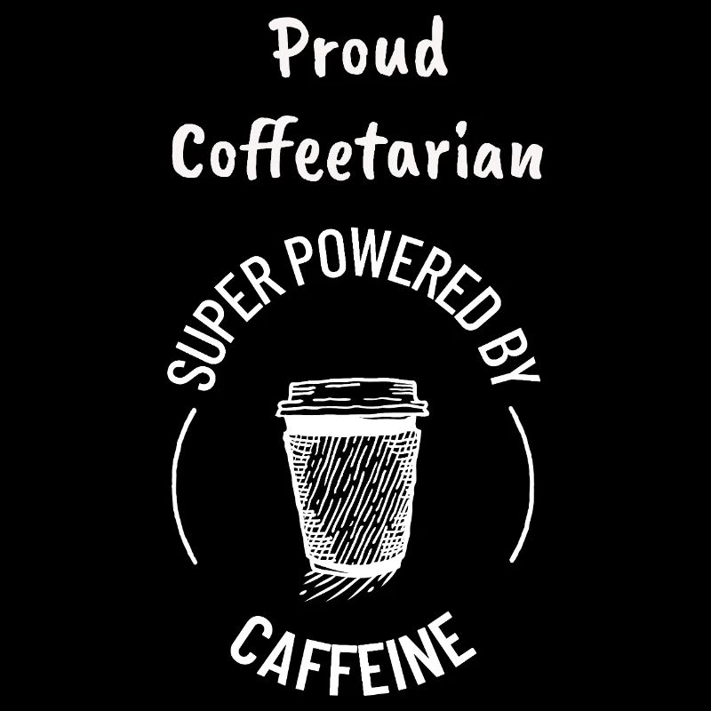 Insigne circulaire Proud Coffeetarian