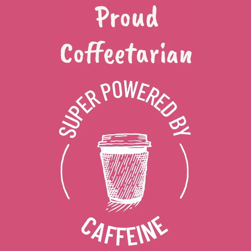 Stolzes Coffeetarian Rundes Abzeichen