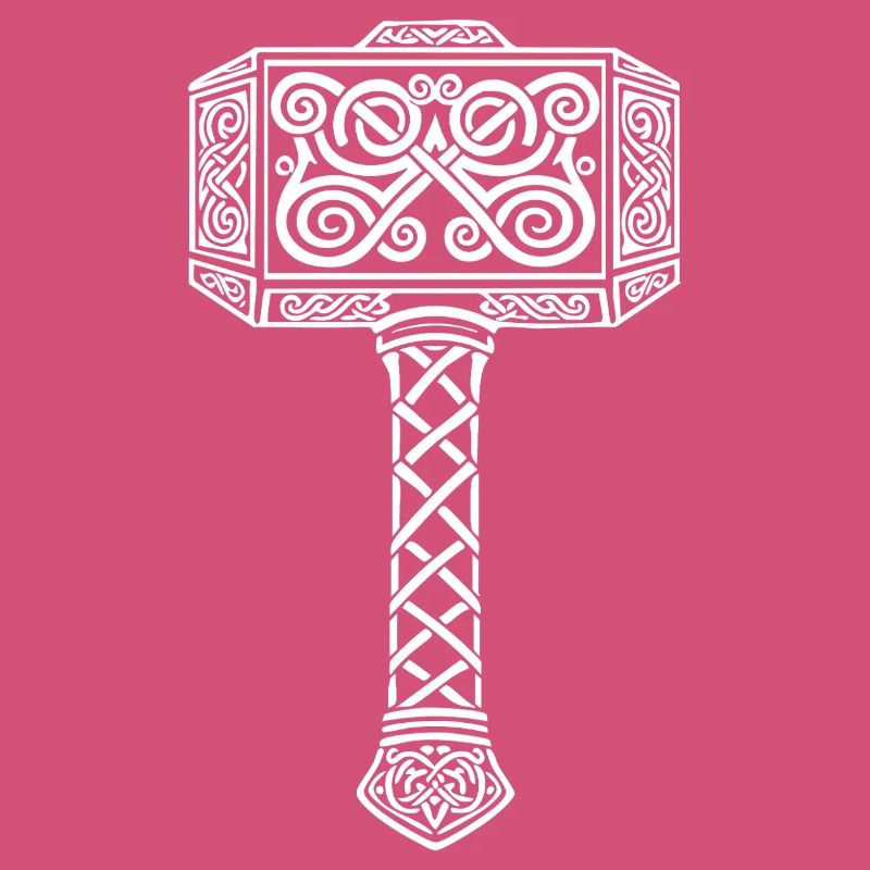 Mjölnir Thors Hammer Wikinger-Maskottchen