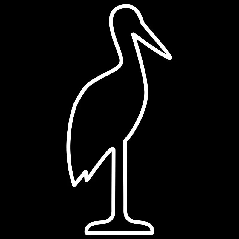 Storch Klapperstorch Baby Geburt