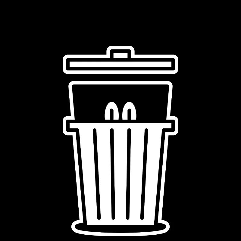 Thug Hiding In A Trash Can