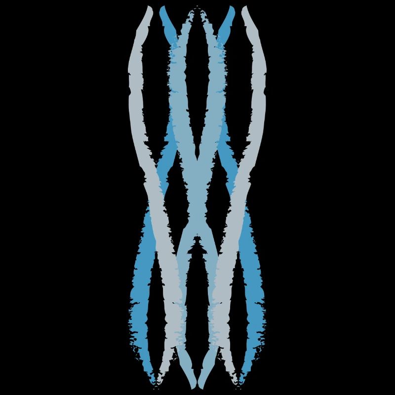 wave Art | blue-grey