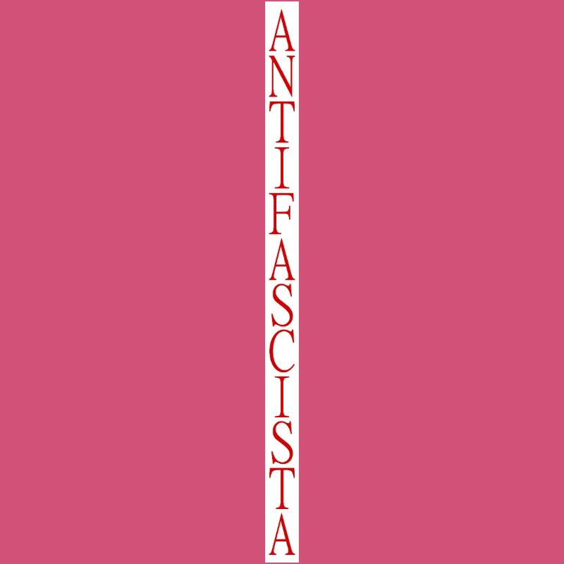 lettrage antifasciste vertical élégant