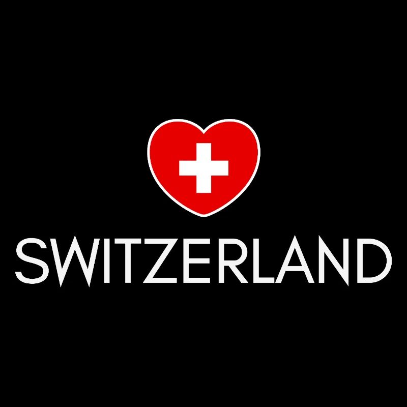 Herz Schweiz, ich liebe die Schweiz