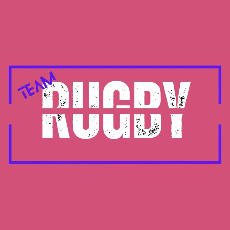 Mannschaft Rugby Blau