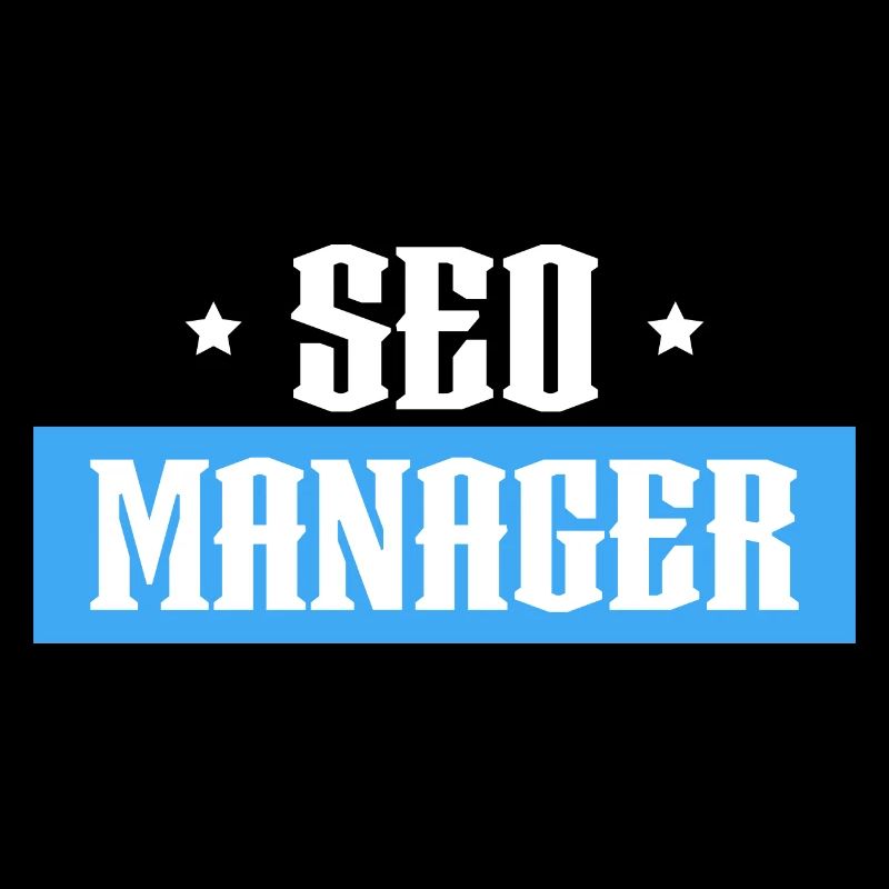 SEO Manager blau tshirt schwarz
