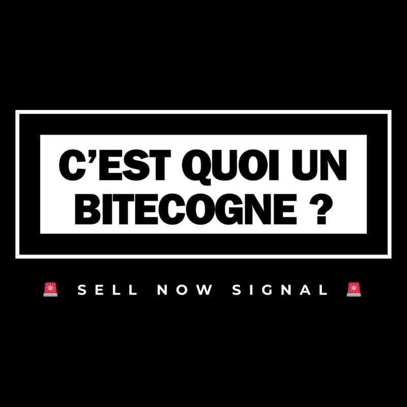C EST QUOI UN BITECOGNE ? 🚨SELL NOW SIGNAL🚨