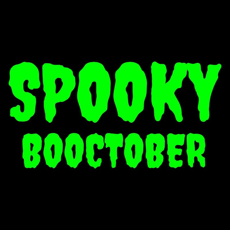 Spooky Booctober Jack-O'-Lantern Design