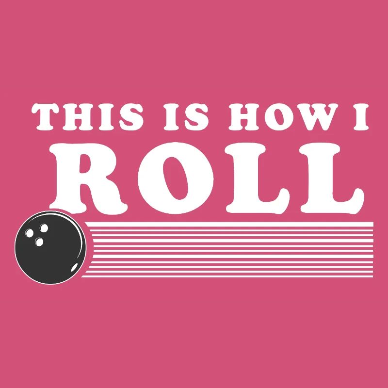 C’est ainsi que je ROll boule de bowling rétro