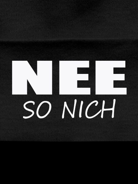 NON, PAS COMME ÇA