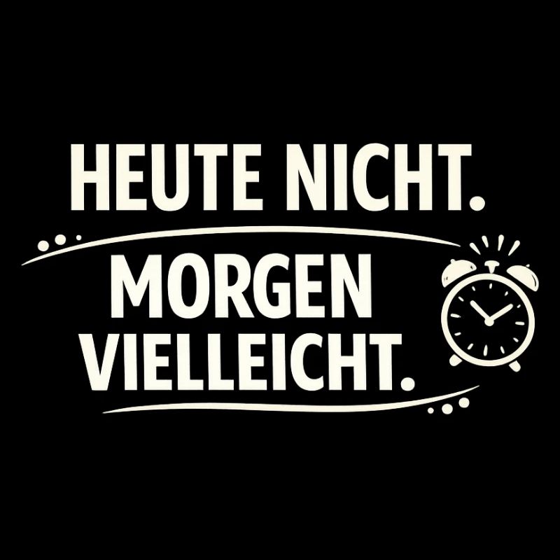 Heute nicht Morgen vielleicht 