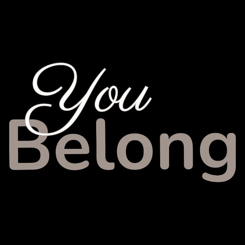 Vous appartenez Typographie Design Minimaliste Taupe