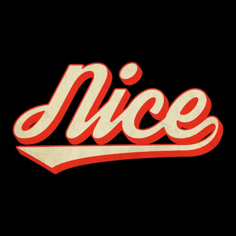 Nice Retro Schriftzug