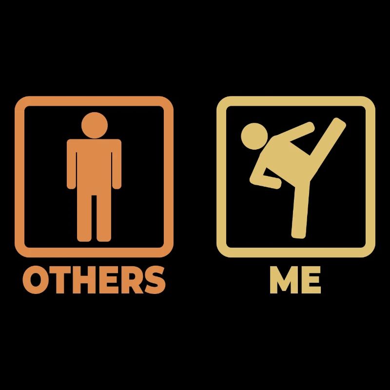 Kickboxer stick figures