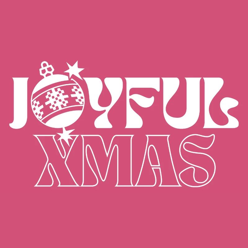 Joie de Noël festive Conception graphique