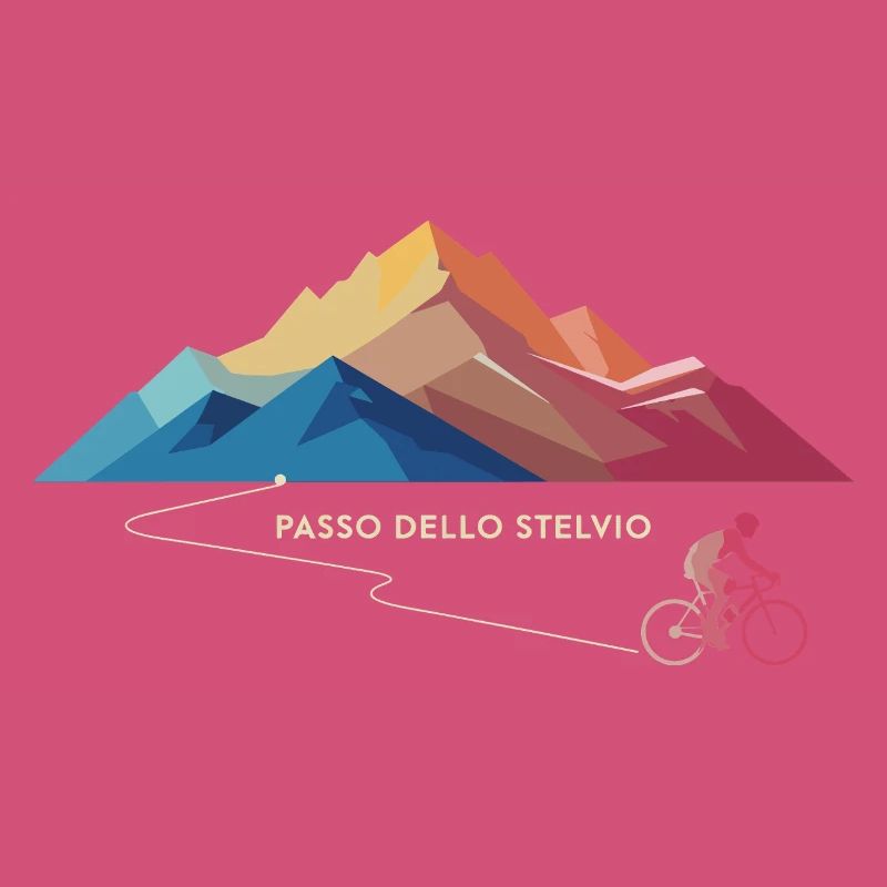 Montée cycliste du col du Stelvio