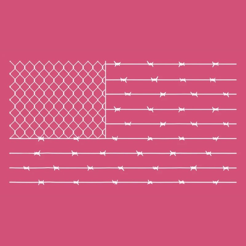 Minimalist Barbed Wire Pattern