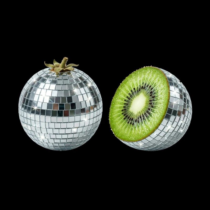 Balle Miroir Disco Kiwi