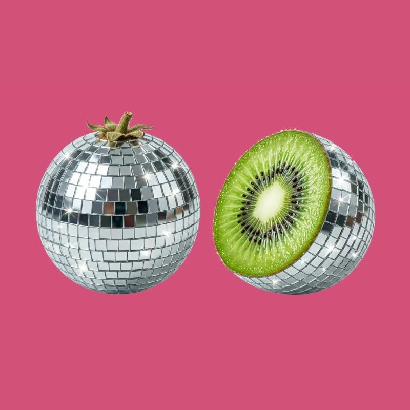 Balle Miroir Disco Kiwi