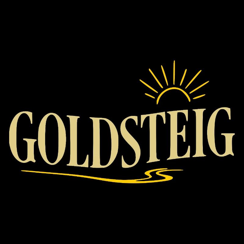 Goldsteig Typografie Wanderpfad