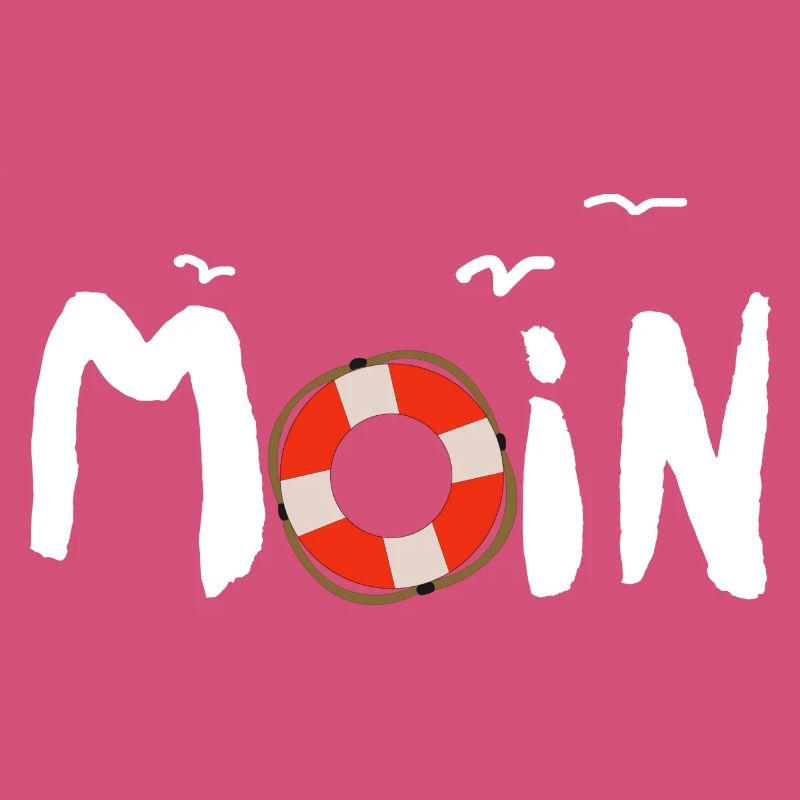 Moin Möwe Rettungsring nordisch