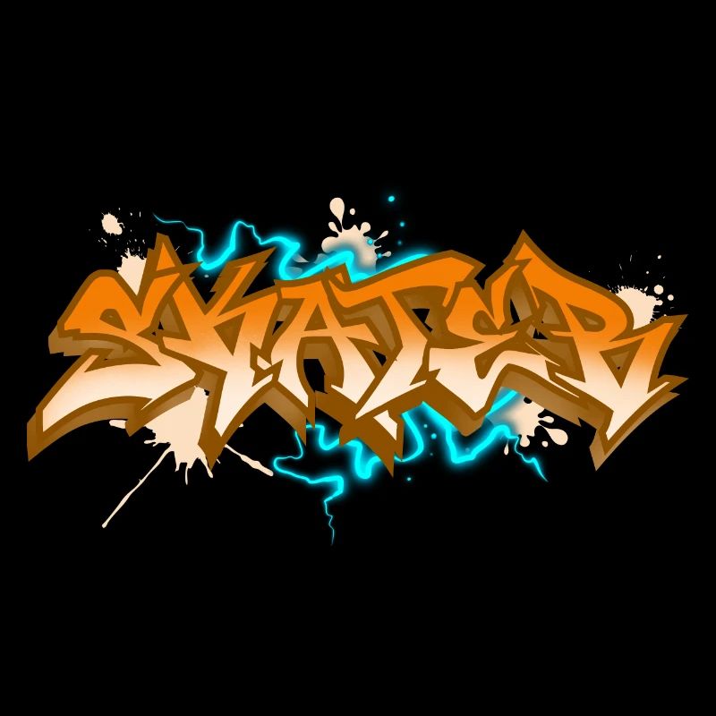 Skater Skateboard Skate Graffiti